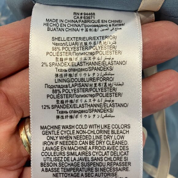 BCBGeneration TOP Large or XL Flutter Strap Bow Tie Crop Color Eyelet Party New - Picture 8 of 15